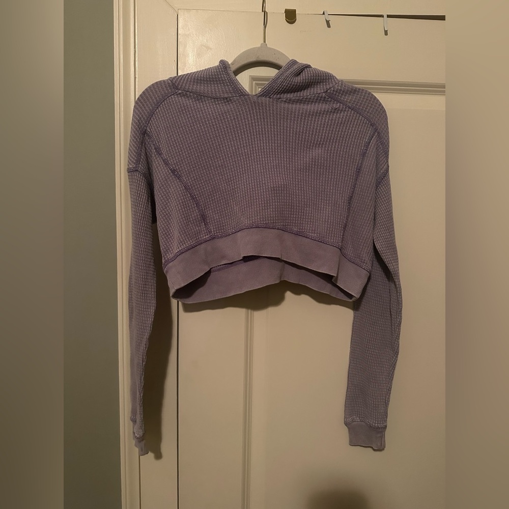 Purple Crop hoodie